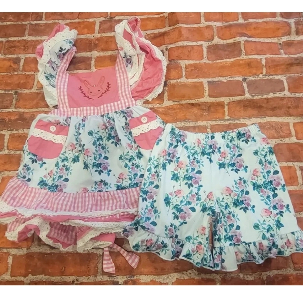 Boutique Girls Easter Set Bunny 6/7 6 7